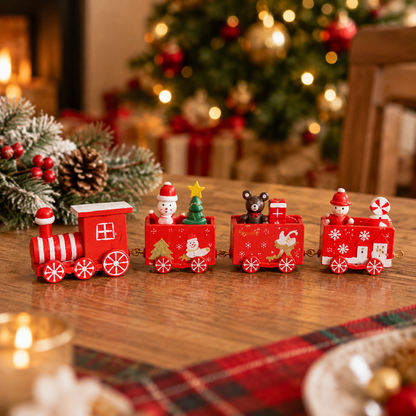 🚂Christmas Train Decoration | Holiday Train Figurine | Festive Tabletop Christmas Decor