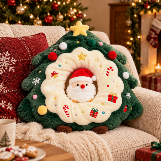 🎄 Christmas Tree Santa Plush Toy | Santa Claus Tree Plush | Cute Holiday Christmas Decoration