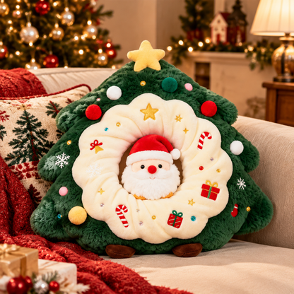 🎄 Christmas Tree Santa Plush Toy | Santa Claus Tree Plush | Cute Holiday Christmas Decoration