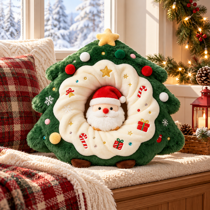 🎄 Christmas Tree Santa Plush Toy | Santa Claus Tree Plush | Cute Holiday Christmas Decoration