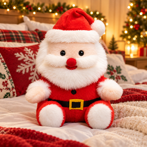 🎅 Christmas Santa Plush Toy | Cute Santa Claus Stuffed Doll | Soft Holiday Christmas Decoration