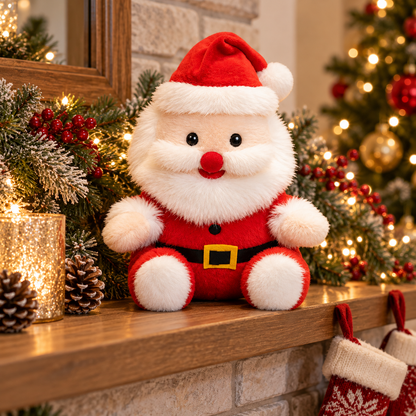 🎅 Christmas Santa Plush Toy | Cute Santa Claus Stuffed Doll | Soft Holiday Christmas Decoration