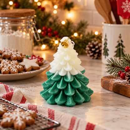🎄 Christmas Tree Scented Candle | Decorative Holiday Candle | Festive Christmas Gift