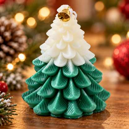 🎄 Christmas Tree Scented Candle | Decorative Holiday Candle | Festive Christmas Gift