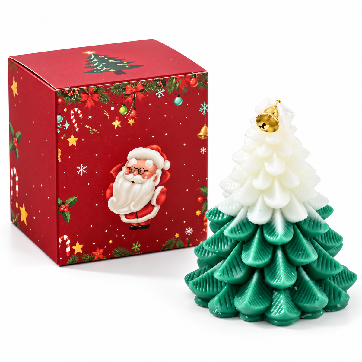 🎄 Christmas Tree Scented Candle | Decorative Holiday Candle | Festive Christmas Gift