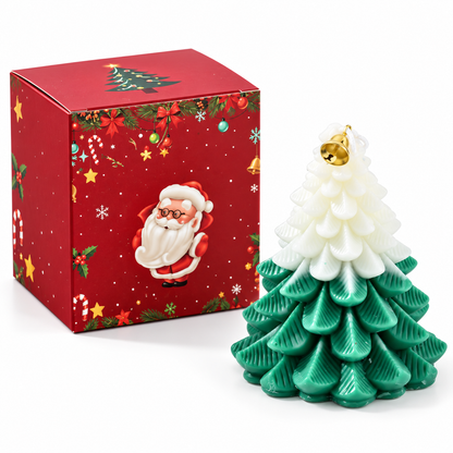 🎄 Christmas Tree Scented Candle | Decorative Holiday Candle | Festive Christmas Gift