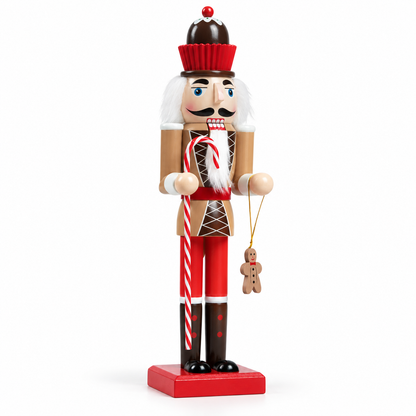 🎄 Christmas Nutcracker Soldier | Wooden Nutcracker Figurine | Classic Holiday Tabletop Décor