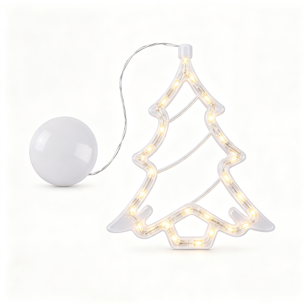 🎄 Smart Christmas LED String Lights | Tree-Shaped Holiday Lights | Warm White Decorative String Light